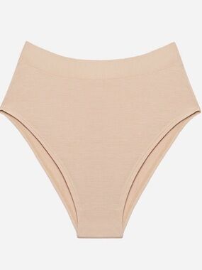 CUUP Modal THE HIGHWAIST - SAND in XS or 1 Beige Cream Nude Cheeky Panty Panties